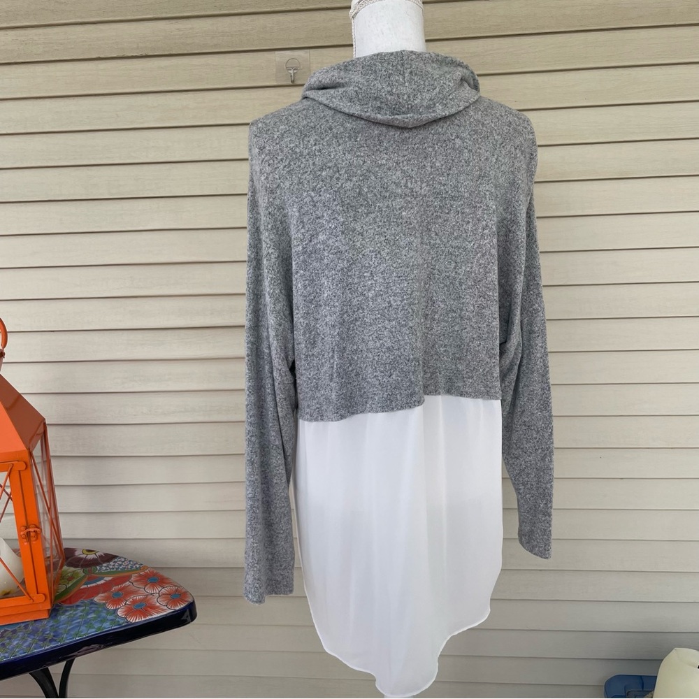 Fashion to Figure Cowl Neck Top Size 1 (1X) - Picture 3 of 10